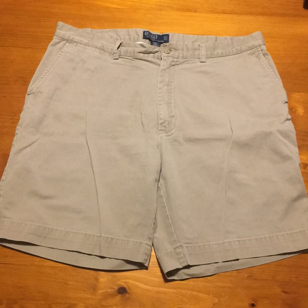 Polo by Ralph Lauren tan classic chino shorts